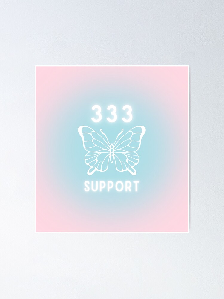 Aura Butterfly - Angel Number 333 | Poster