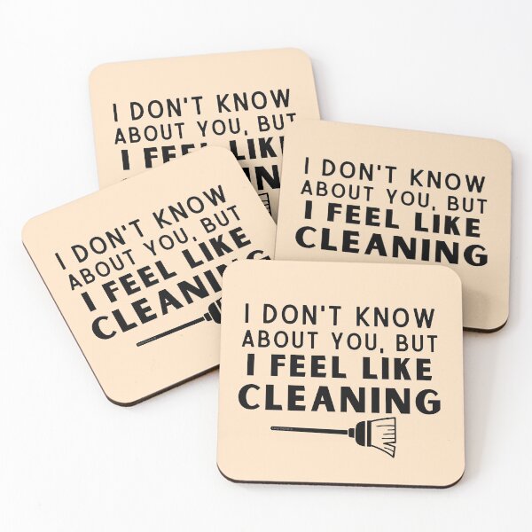Item preview, I Feel Like Cleaning Novelty Broom Funny Housekeeper Janitor designed and sold by SavvyCleaner.