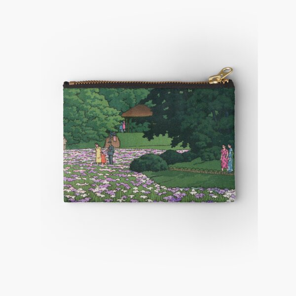 Item preview, Iris garden at Meiji Shrine by Kawase Hasui designed and sold by Takeda-art.