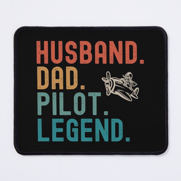 Item preview, Husband Dad Pilot Legend Retro designed and sold by TINASTORESHOPE.