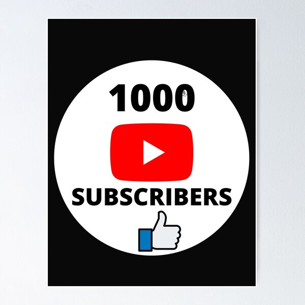 Item preview, 1000 subs designed and sold by Highhocreations.
