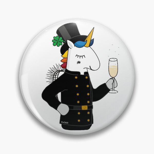 Item preview, New year unicorn (lucky charm unicorn) designed and sold by LaDaDi.