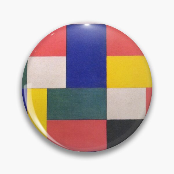 Item preview, Abstract colored grid- composition by Theo Van Doesburg designed and sold by Byfab.