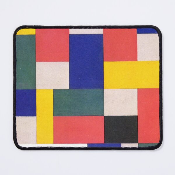Item preview, Abstract colored grid- composition by Theo Van Doesburg designed and sold by Byfab.