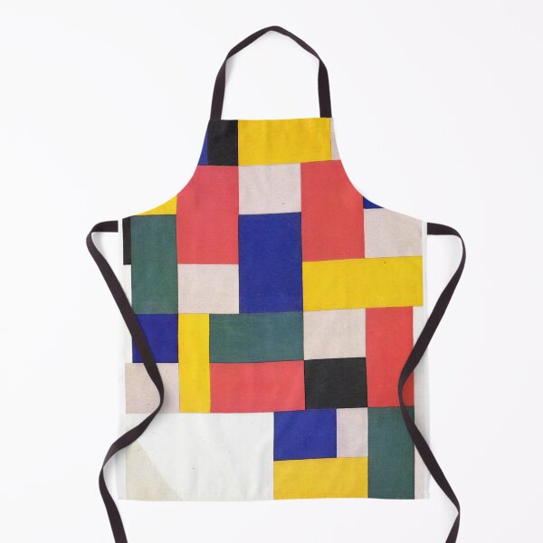 Item preview, Abstract colored grid- composition by Theo Van Doesburg designed and sold by Byfab.