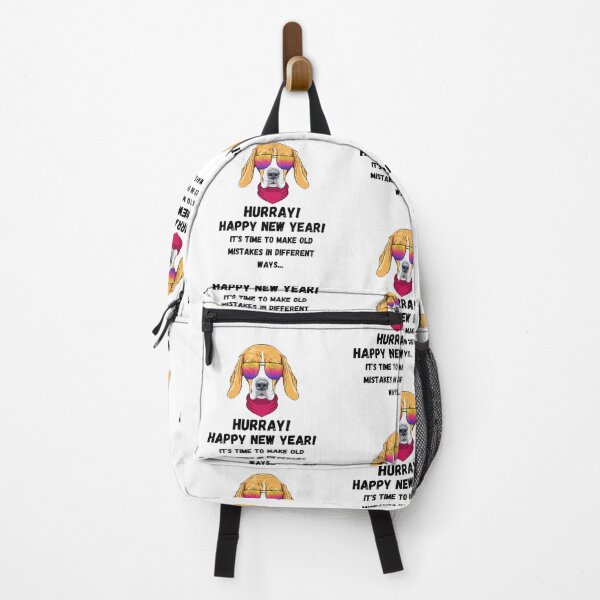 Item preview, Happy New Year 2022 Beagle Text Design - Hurray Happy New Year! designed and sold by The-Muse.