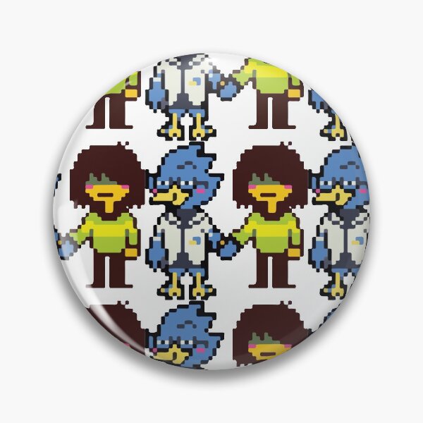 Item preview, deltarune berdly and kris  designed and sold by spamton-funny.