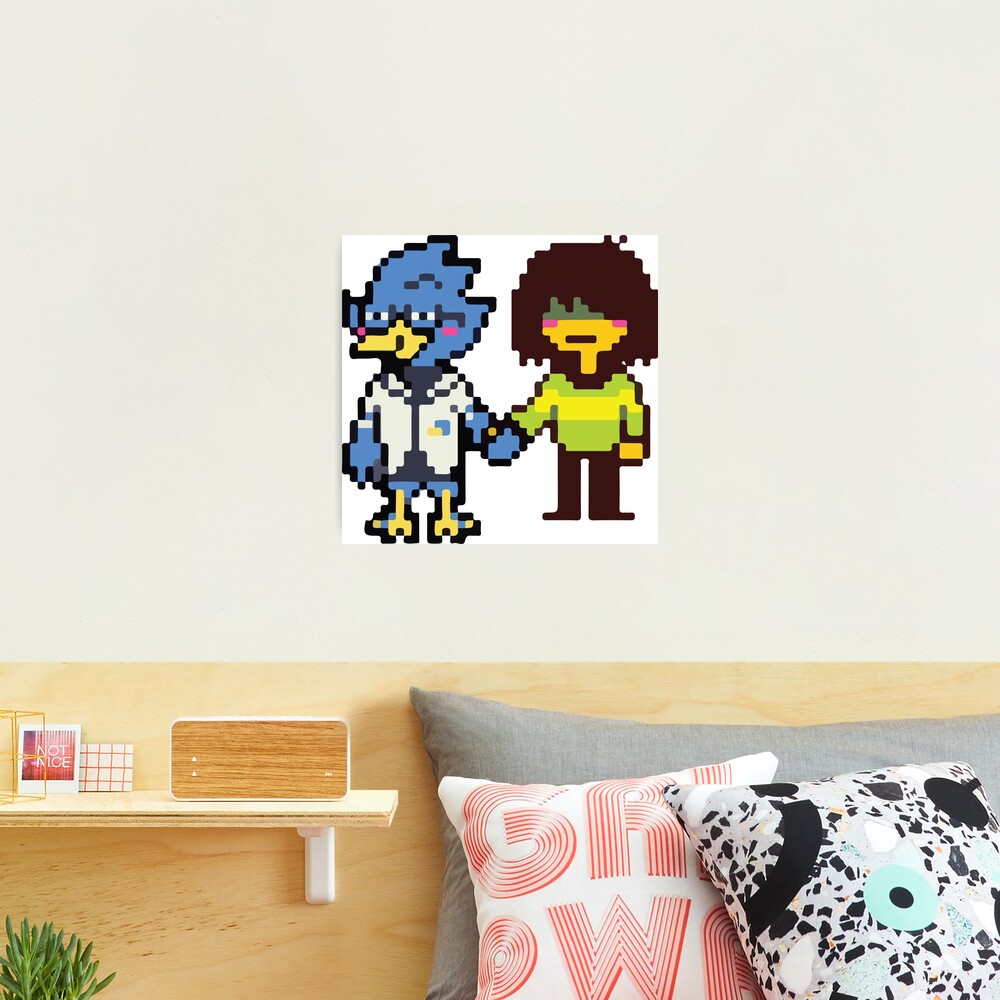 deltarune berdly and kris  Greeting Card for Sale by spamton-funny