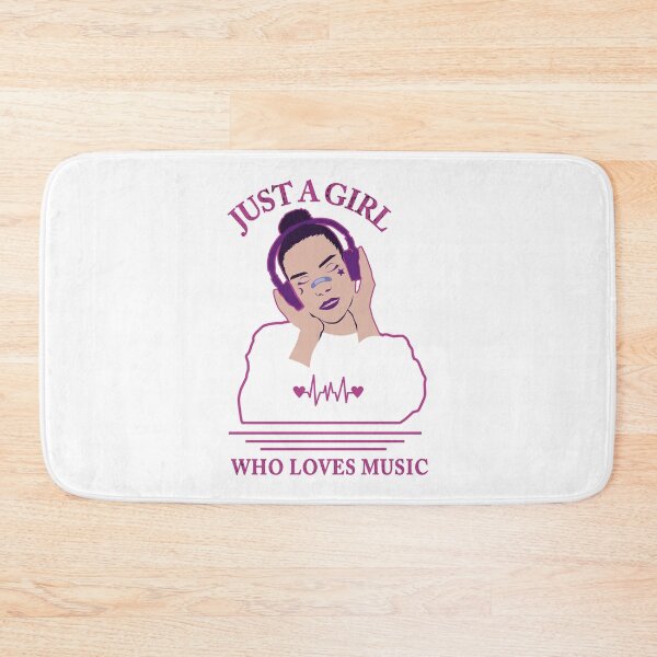 Item preview, Just A Girl Who Loves Music designed and sold by franktact.