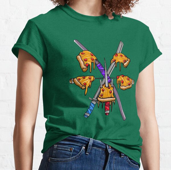 Teenage Ninja Pizza Classic T-Shirt