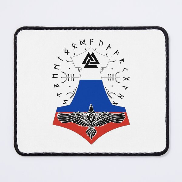 Item preview, Viking Russian Flag Vikings Thor Runes Russian Vikings designed and sold by Bommer20.