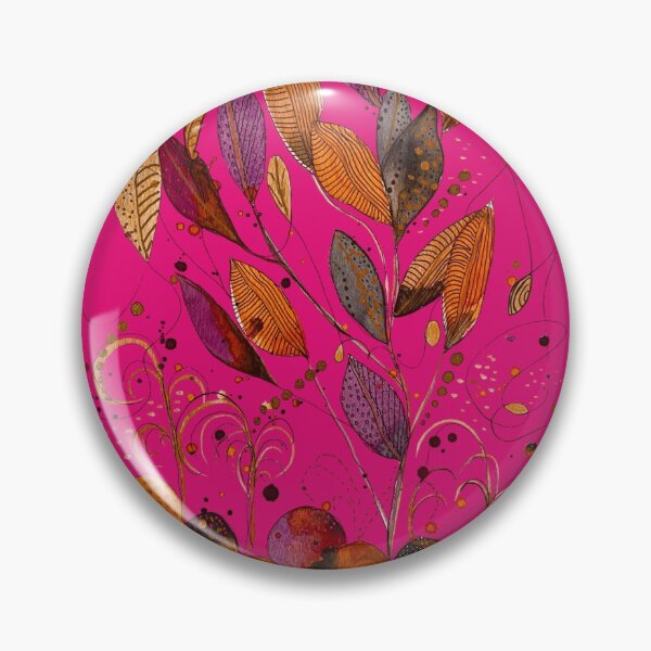 Item preview, Rocks and Leaves on Pink designed and sold by Debrafarrellart.