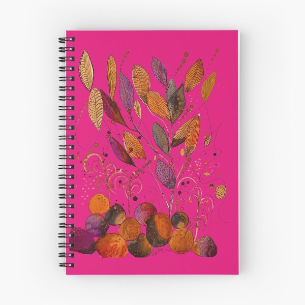 Item preview, Rocks and Leaves on Pink designed and sold by Debrafarrellart.