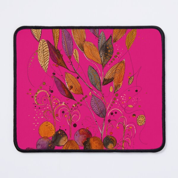 Item preview, Rocks and Leaves on Pink designed and sold by Debrafarrellart.