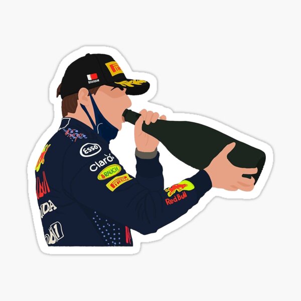 Max Verstappen Weltmeister Sticker