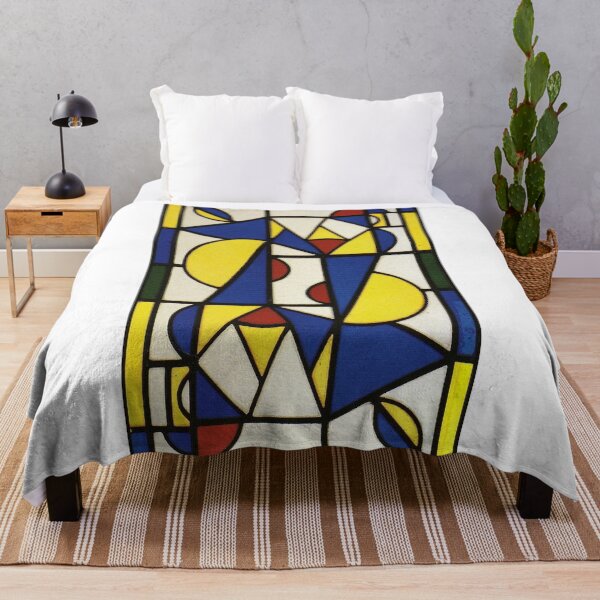 Item preview, Abstract colored grid- composition by Theo Van Doesburg designed and sold by Byfab.