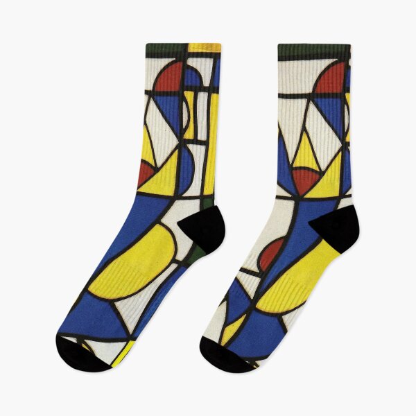 Item preview, Abstract colored grid- composition by Theo Van Doesburg designed and sold by Byfab.