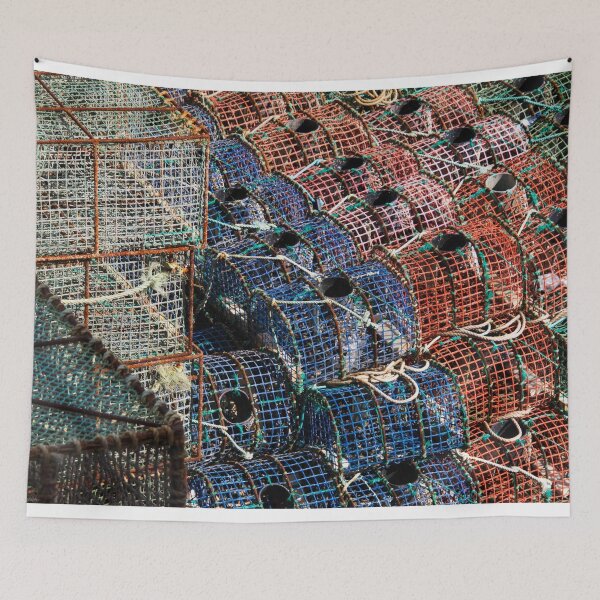 Item preview, Lobster Traps In Cascais - 2 © designed and sold by © Hany G. Jadaa © Prince John Photography.