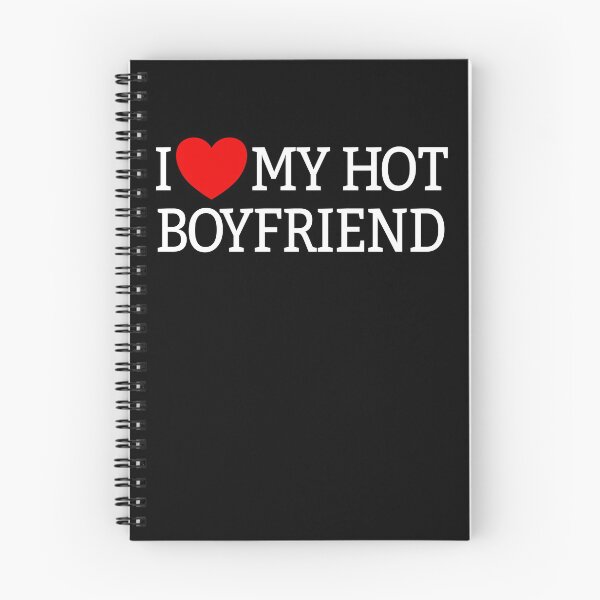 Item preview, I Love My Hot Boyfriend Red Heart I Love My Hot Boyfriend Gear designed and sold by DynamicDesign.