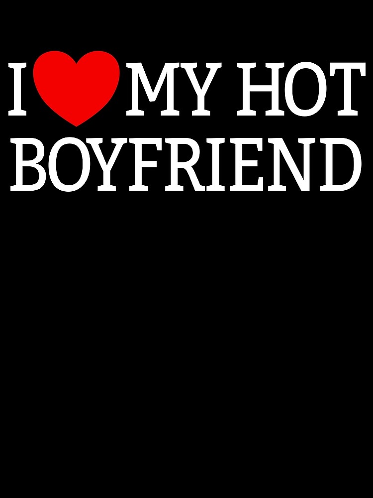 Thumbnail 3 von 3, Tuch, I Love My Hot Boyfriend Red Heart I Love My Hot Boyfriend Gear designt und verkauft von DynamicDesign.