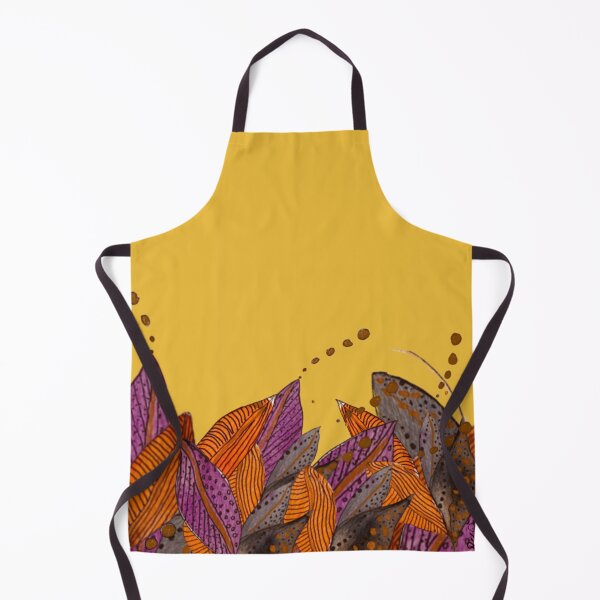 Item preview, Leaves No Rocks on Yellow designed and sold by Debrafarrellart.