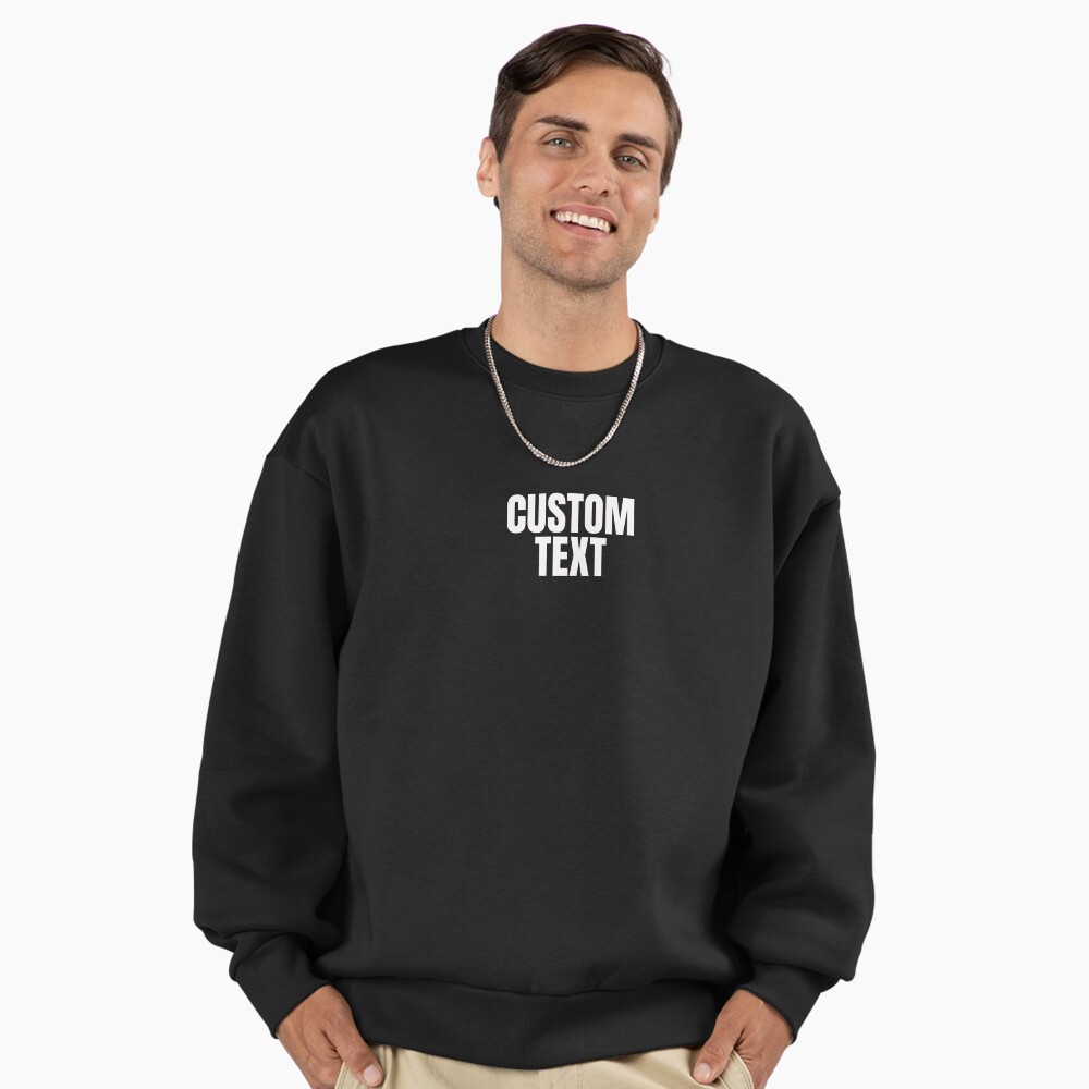 Custom Personalised Tshirt | Custom Text Tee | Adults And Kids Unisex T-shirts | Your Own Text | Premium T-Shirt