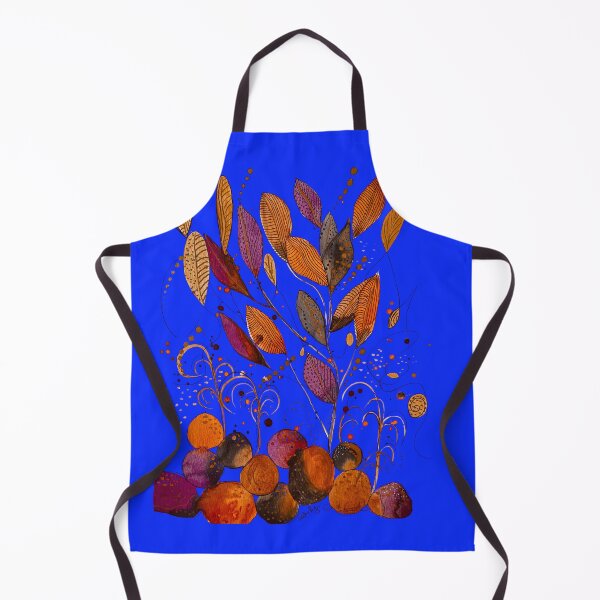 Item preview, Rocks and Leaves on Blue designed and sold by Debrafarrellart.
