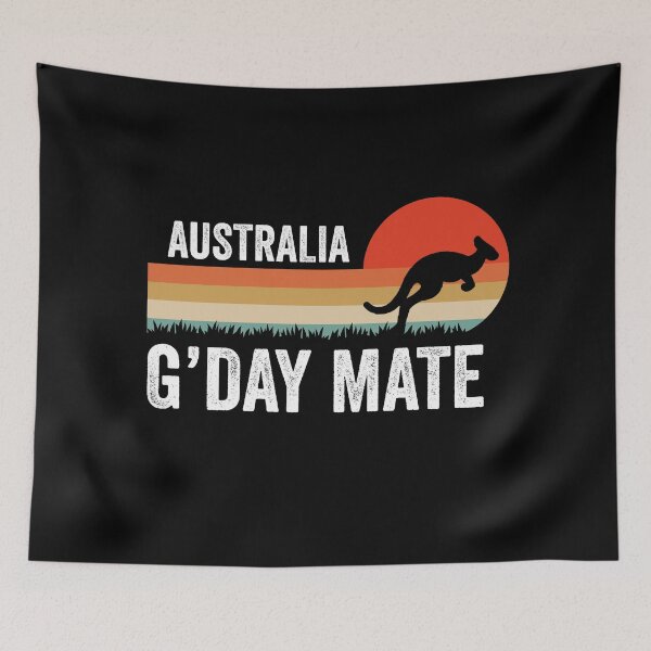 Item preview, Australia Straya , Vintage Kangaroo Australian Symbol designed and sold by AMINE  ★★★★★.