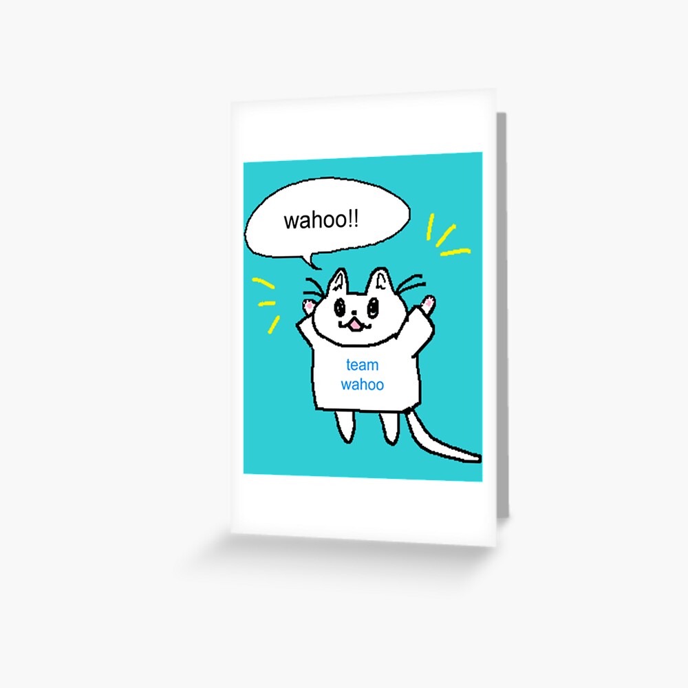 team wahoo | Greeting Card