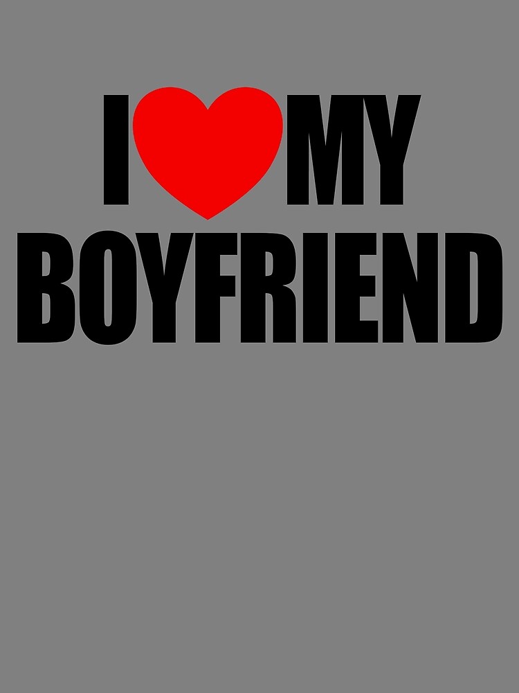 Thumbnail 3 von 3, Tuch, I Love My Boyfriend Red Heart I Love My Boyfriend Gear designt und verkauft von DynamicDesign.