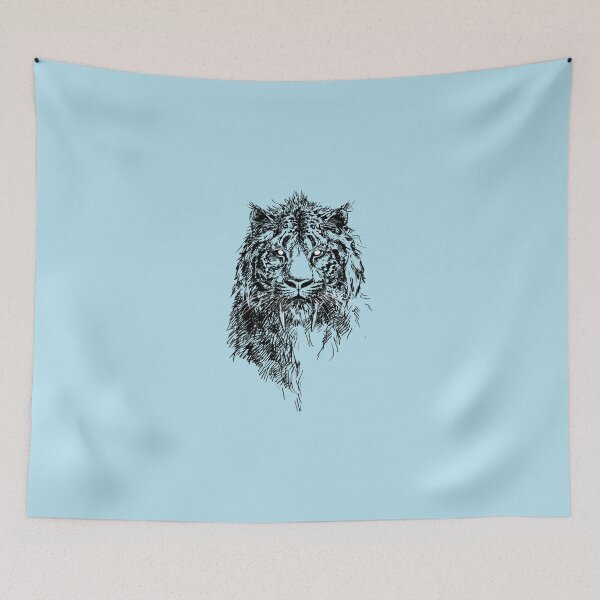 Item preview, Sabretooth Cat v2 Sticker designed and sold by ThomasRadtke.