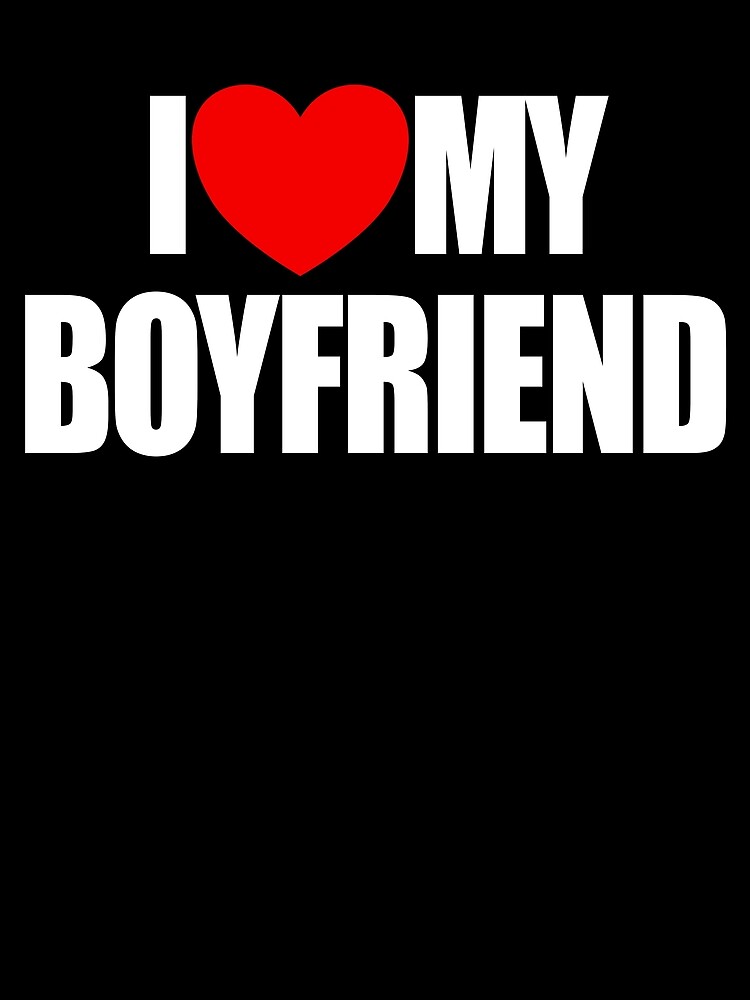 Thumbnail 3 von 3, Tuch, I Love My Boyfriend Red Heart I Love My Boyfriend Gear designt und verkauft von DynamicDesign.