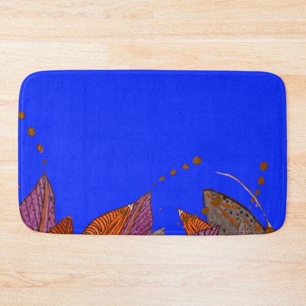 Item preview, Leaves No Rocks on Blue designed and sold by Debrafarrellart.