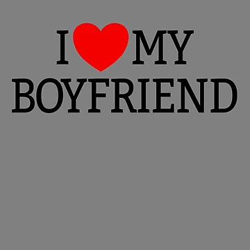 Aperçu de l'œuvre I Love My Boyfriend Red Heart I Love My Boyfriend Gear de DynamicDesign