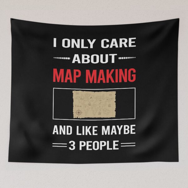 Item preview, Funny 3 People Map Making Mapmaking Cartography Cartographer designed and sold by DougPoulos.