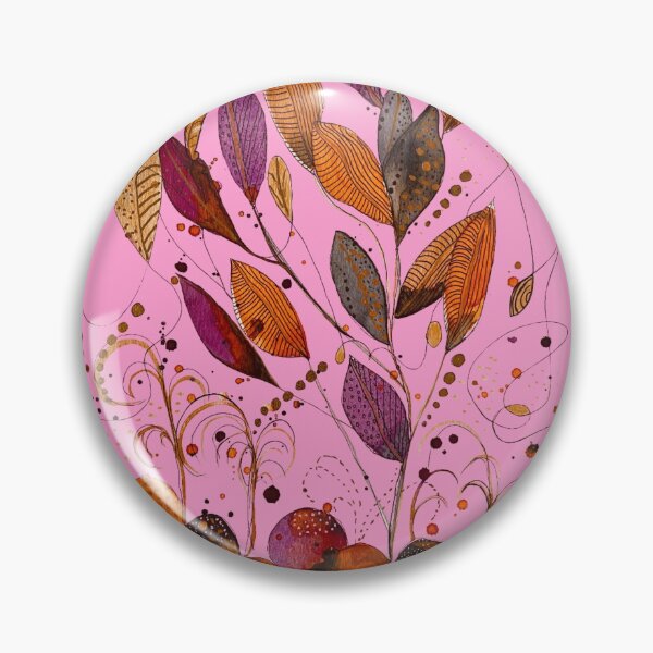 Item preview, Rocks and Leaves on Dusky Rose designed and sold by Debrafarrellart.