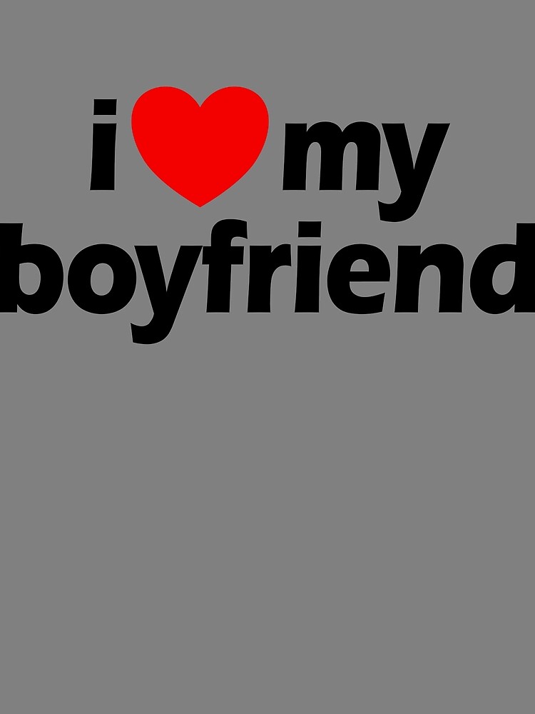 Thumbnail 3 von 3, Tuch, I Love My Boyfriend Red Heart I Love My Boyfriend Gear designt und verkauft von DynamicDesign.