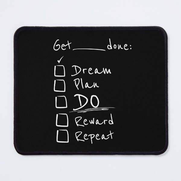 Item preview, Get things done - Dream, Plan, Do! White Text designed and sold by pixelspantry.