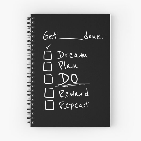 Item preview, Get things done - Dream, Plan, Do! White Text designed and sold by pixelspantry.
