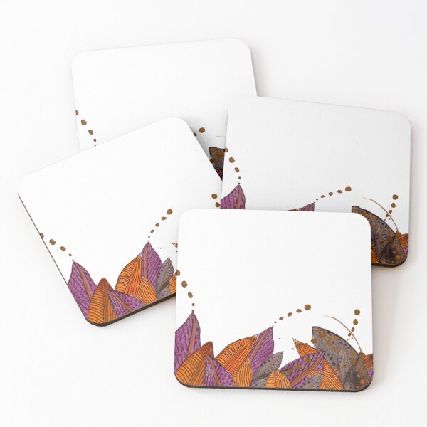 Item preview, Leaves No Rocks on White designed and sold by Debrafarrellart.