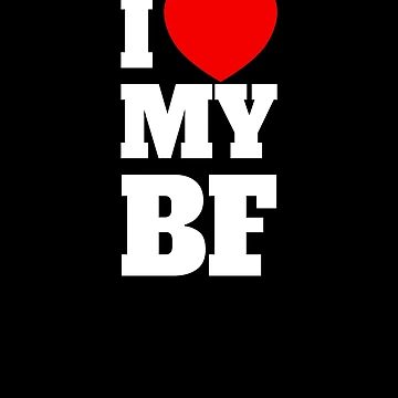 Imagen de la obra I Love My BF Red Heart Hot Boyfriend I Love My Boyfriend Gear de DynamicDesign