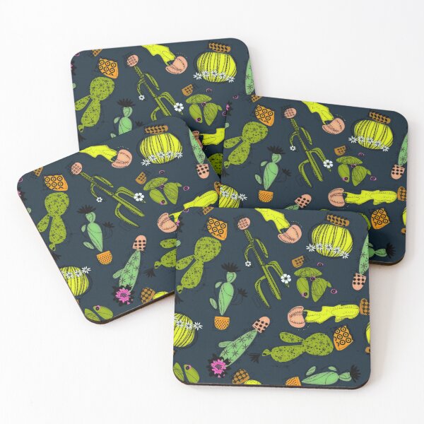 Item preview, cactus multicolor trendy bright,vibrant colors pattern designed and sold by cutecrazytshirt.
