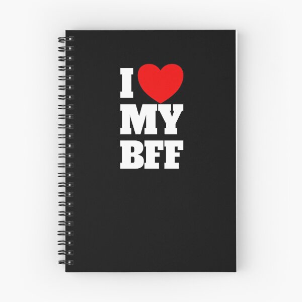 Item preview, I Love My BFF Red Heart Best Friends Forever I Love My BFF Gear designed and sold by DynamicDesign.