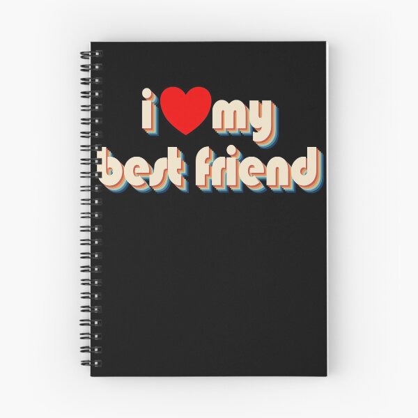 Item preview, I Love My Best Friend Red Heart Retro I Love My Best Friend Gear designed and sold by DynamicDesign.