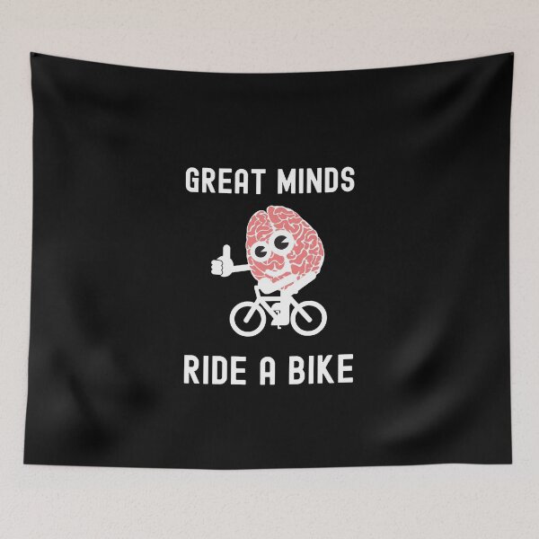 Item preview, Great Minds Ride A Bike - Brain Riding a Bike designed and sold by andrei49387.