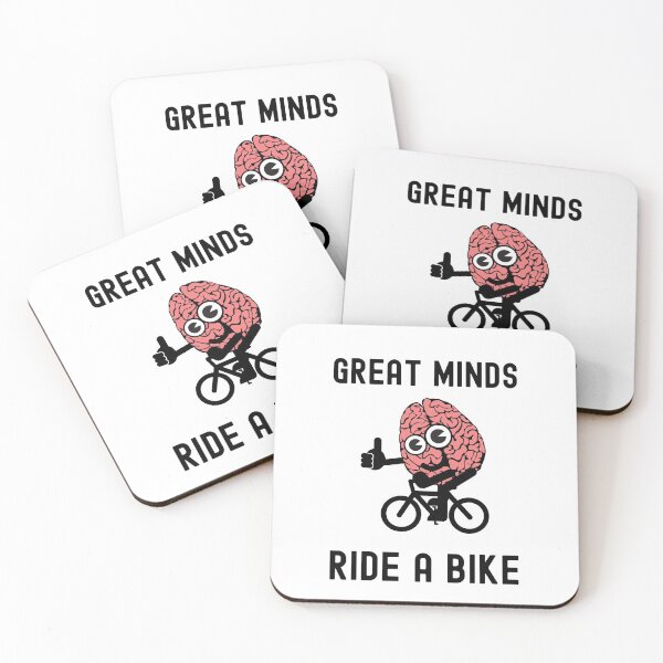 Item preview, Great Minds Ride A Bike - Brain Riding a Bike designed and sold by andrei49387.