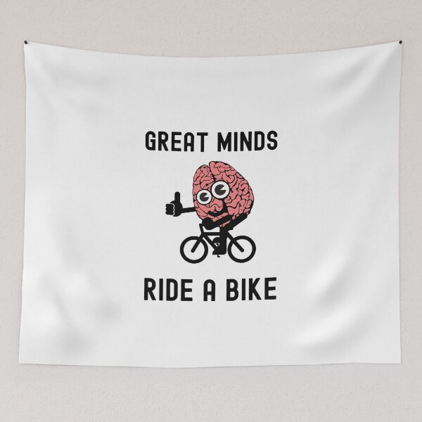 Item preview, Great Minds Ride A Bike - Brain Riding a Bike designed and sold by andrei49387.