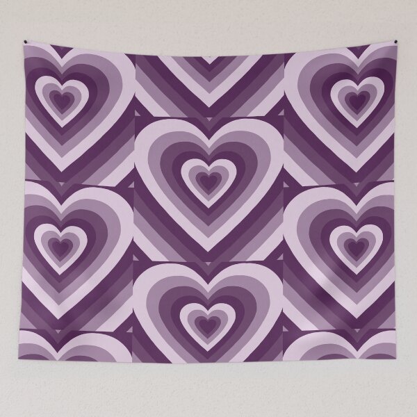 Item preview, PURPLE HEART PATTERN designed and sold by Loona7.