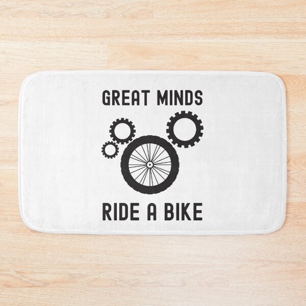 Item preview, Great Minds Ride A Bike - Dark Grey and Bicycle Wheel designed and sold by andrei49387.