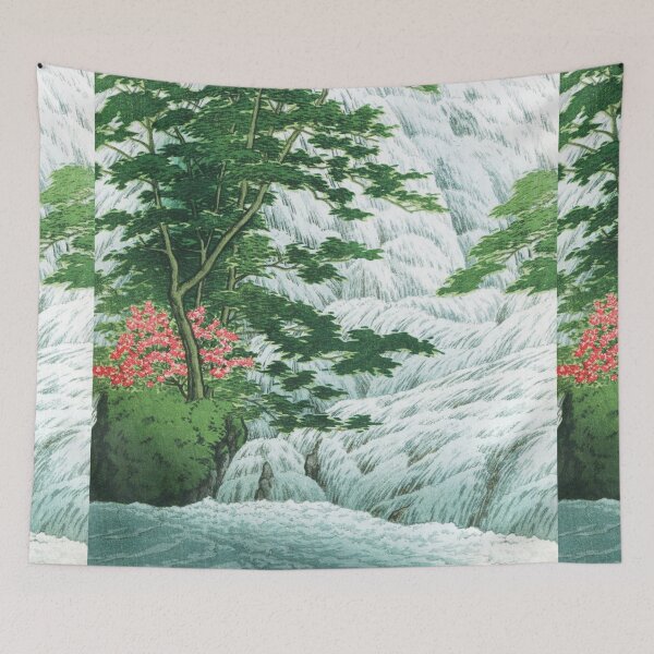 Item preview, Yudaki Falls at Nikko by Kawase Hasui designed and sold by Takeda-art.